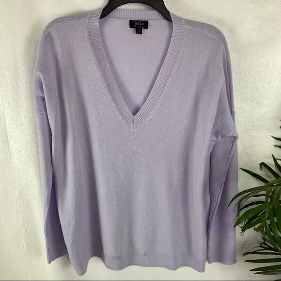 J.Crew | 100% Cashmere Lavender Sweater